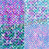 Mermaid Patterns Vinyl Sheets - Pack of 4 - Vinyl Boutique Shop