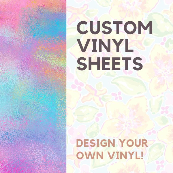Begin With a Unique Design, a Photograph, or Even your child's Artwork! - Vinyl Boutique Shop