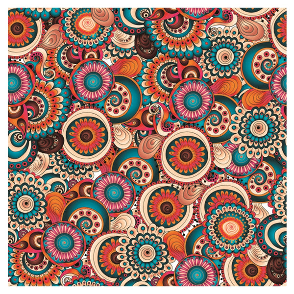 1点物⭕️お安く!◎Custom Vintage Fabric◎AR 9.75 Navajo Aztec Tribal 1 Vinyl Sheets Adhesive Vinyl Printed