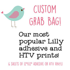 Custom Grab Bag Our Most Popular Lilly Adhesive Prints, Pack of Six 12