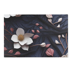 3D Floral Twigs Area Rugs For Home