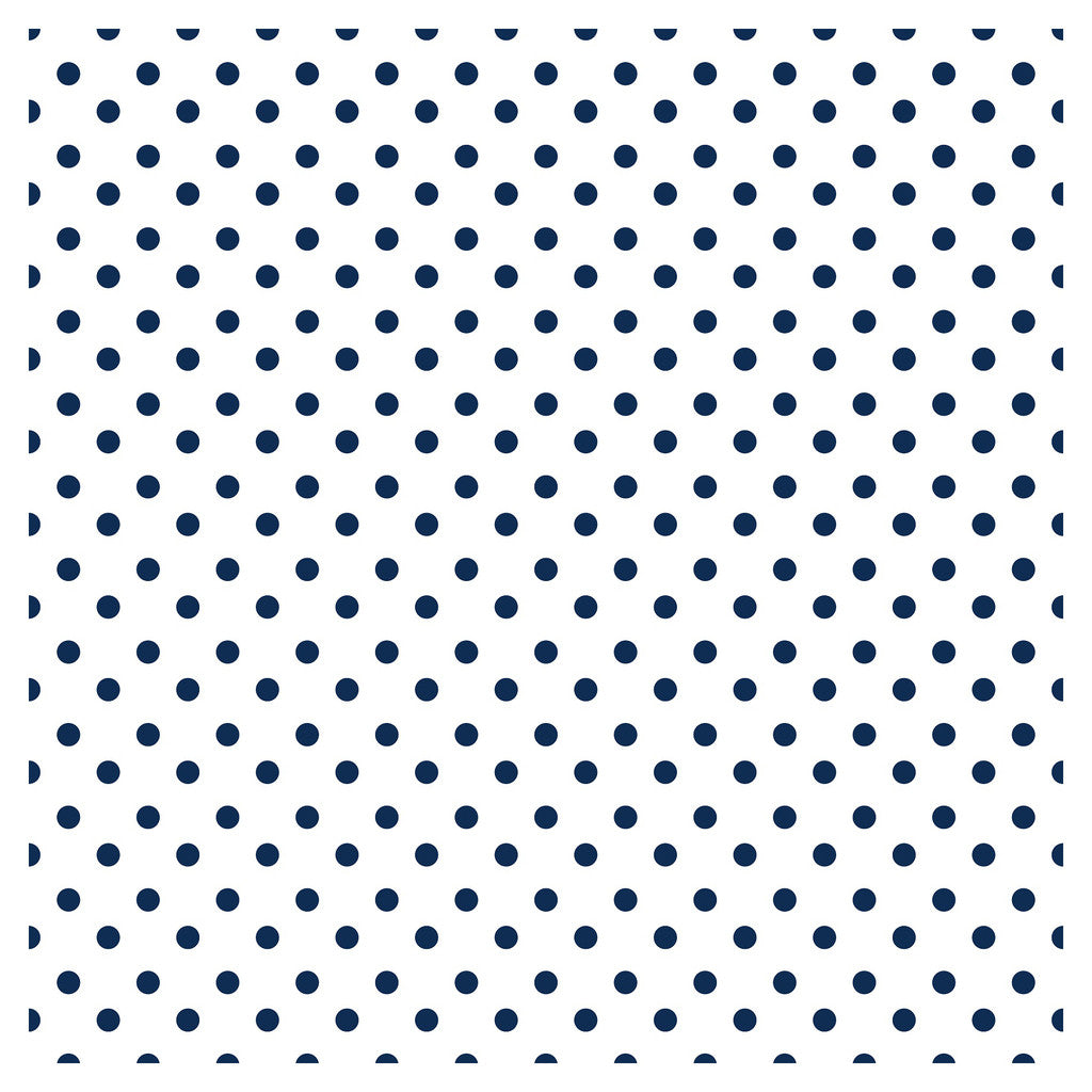 Polka Dot Red Navy Blue Heat Transfer Vinyl Sheet - Vinyl Boutique Shop