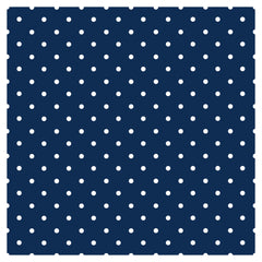 Polka Dot Red Navy Blue Heat Transfer Vinyl Sheet - Vinyl Boutique Shop