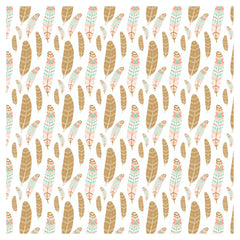 Navajo Aztec Tribal Feather Heat Transfer Vinyl Sheet - Vinyl Boutique Shop