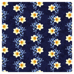 Narcissus Flowers Heat Transfer Vinyl Sheet - Vinyl Boutique Shop