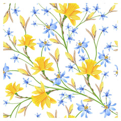 Narcissus Flowers Adhesive Vinyl Sheet - Vinyl Boutique Shop