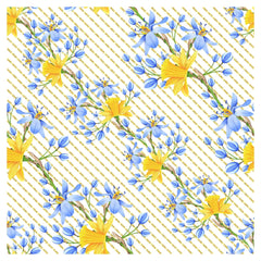 Narcissus Flowers Heat Transfer Vinyl Sheet - Vinyl Boutique Shop