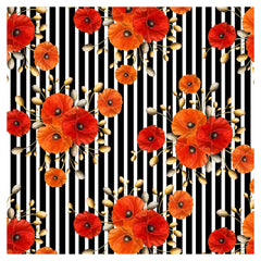 Poppy Red Flower Heat Transfer Vinyl Sheet - Vinyl Boutique Shop