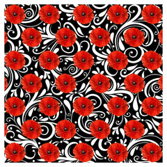 Poppy Red Flower Heat Transfer Vinyl Sheet - Vinyl Boutique Shop