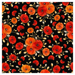 Poppy Red Flower Heat Transfer Vinyl Sheet - Vinyl Boutique Shop