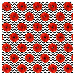 Poppy Red Flower Heat Transfer Vinyl Sheet - Vinyl Boutique Shop