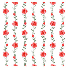 Wedding Red Roses Heat Transfer Vinyl Sheet - Vinyl Boutique Shop
