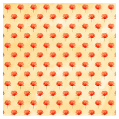 Red Poppy Flower Adhesive Vinyl Sheet - Vinyl Boutique Shop