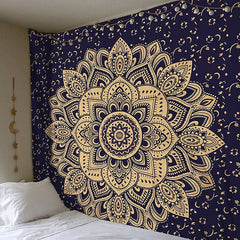Chic Bohemia Mandala Floral Carpet Wall Hanging Tapestry For Wall Decoration Fashion Tribe Style Home Textile - Vinyl Boutique Shop