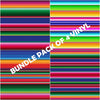 Serape Mexican Patterns Vinyl Sheets - Pack of 4 - Vinyl Boutique Shop