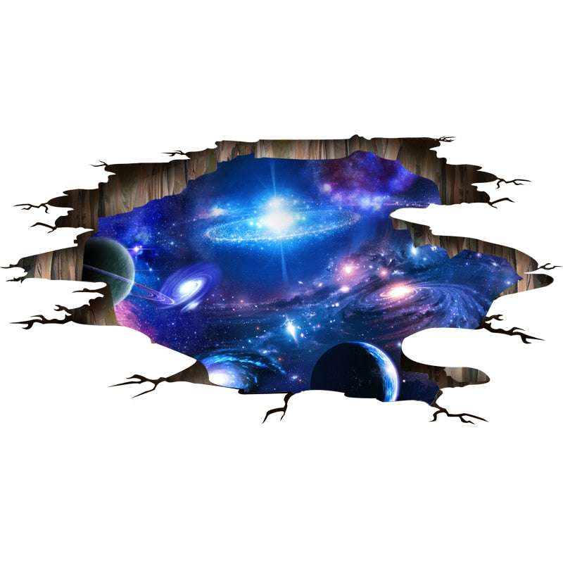 Muursticker galaxy ruimte sterren kinderkamer Muursticker galaxy ruimte sterren kinderkamer