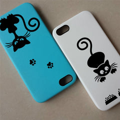 Lovely Cat Light Switch Phone Wall Stickers For Kids Rooms Diy Home Decoration Cartoon Animals Wall Decals Pvc Mural Art - Vinyl Boutique Shop