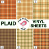 Plaid Geometric print Adhesive Heat Transfer Vinyl Sheet - Vinyl Boutique Shop