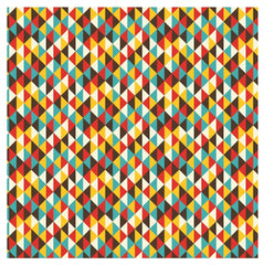 Geometric Buttercup and Ocean Adhesive Vinyl Sheet - Vinyl Boutique Shop