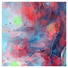 Colorful Digital Watercolor Textures Adhesive Vinyl Sheet - Vinyl Boutique Shop