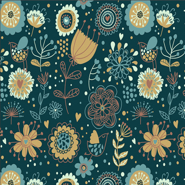 Floral Decoupage Printed Pattern Vinyl - Vinyl Boutique Shop