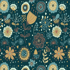 Floral Decoupage Printed Pattern Vinyl - Vinyl Boutique Shop