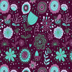 Floral Decoupage Printed Pattern Vinyl - Vinyl Boutique Shop