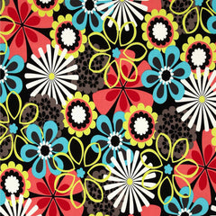 Floral Decoupage Printed Pattern Vinyl - Vinyl Boutique Shop