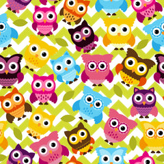 Owl Paper Vectors Printed Vinyl Sheet - Vinyl Boutique Shop