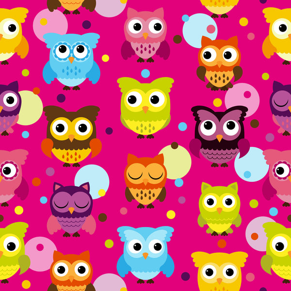 Owl Paper Vectors Printed Vinyl Sheet - Vinyl Boutique Shop