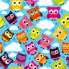 Owl Paper Vectors Printed Vinyl Sheet - Vinyl Boutique Shop