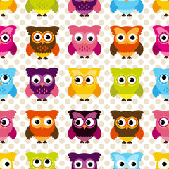 Owl Paper Vectors Printed Vinyl Sheet - Vinyl Boutique Shop