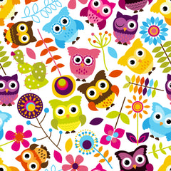Owl Paper Vectors Printed Vinyl Sheet - Vinyl Boutique Shop