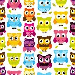 Owl Paper Vectors Printed Vinyl Sheet - Vinyl Boutique Shop