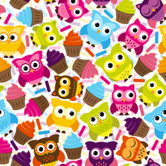 Owl Paper Vectors Printed Vinyl Sheet - Vinyl Boutique Shop