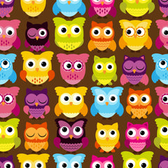 Owl Paper Vectors Printed Vinyl Sheet - Vinyl Boutique Shop