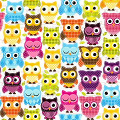 Owl Paper Vectors Printed Vinyl Sheet - Vinyl Boutique Shop