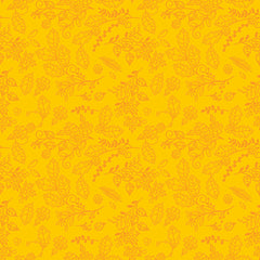 Autumn Flowers Heat Transfer Vinyl Sheet - Vinyl Boutique Shop