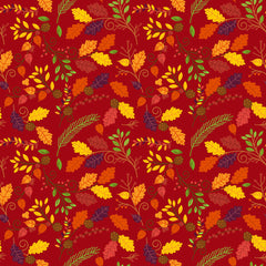 Autumn Flowers Adhesive Vinyl Sheet - Vinyl Boutique Shop