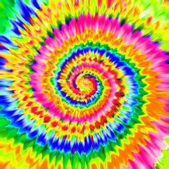 Rainbow TieDye Heat Transfer Vinyl Sheet - Vinyl Boutique Shop