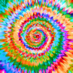 Rainbow TieDye Heat Transfer Vinyl Sheet - Vinyl Boutique Shop