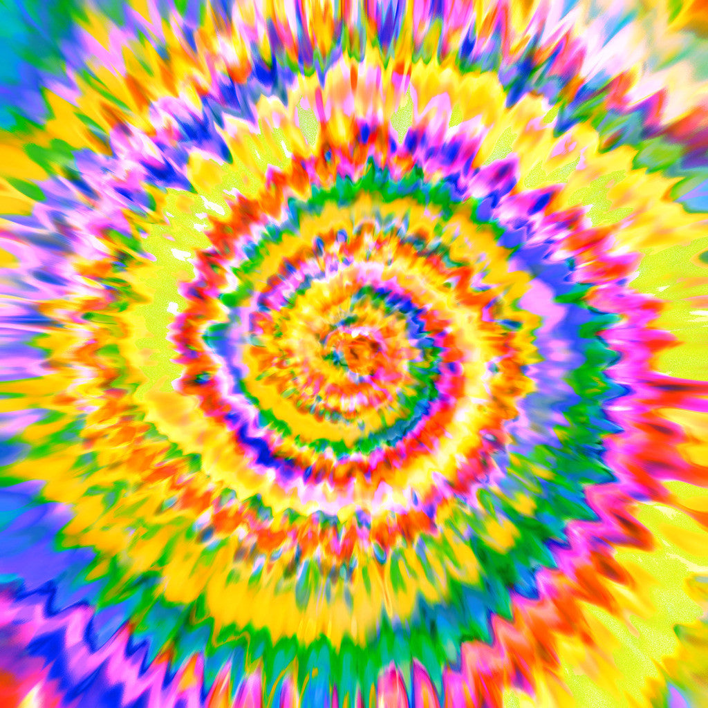 Rainbow TieDye Adhesive Vinyl Sheet - Vinyl Boutique Shop