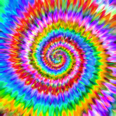 Rainbow TieDye Heat Transfer Vinyl Sheet - Vinyl Boutique Shop