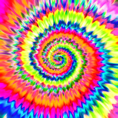 Rainbow TieDye Heat Transfer Vinyl Sheet - Vinyl Boutique Shop