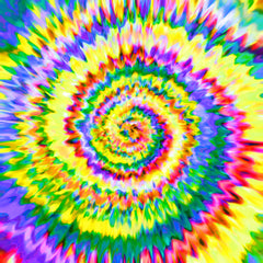 Rainbow TieDye Heat Transfer Vinyl Sheet - Vinyl Boutique Shop
