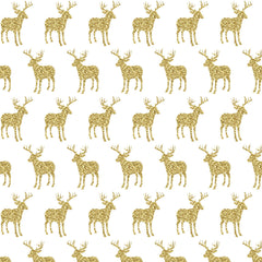 Gold Glitter Antler Heat Transfer Vinyl Sheet - Vinyl Boutique Shop
