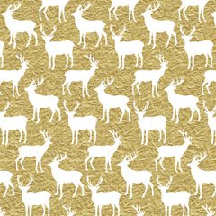 Gold Glitter Antler Heat Transfer Vinyl Sheet - Vinyl Boutique Shop