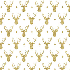 Gold Glitter Antler Heat Transfer Vinyl Sheet - Vinyl Boutique Shop