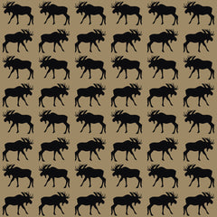 Rustic Moose Adhesive Vinyl Sheet - Vinyl Boutique Shop