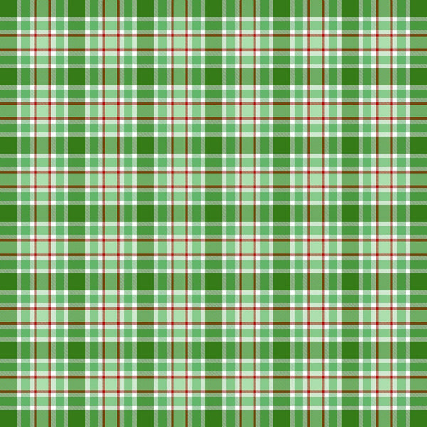 Christmas Plaid Adhesive Vinyl Sheet - Vinyl Boutique Shop